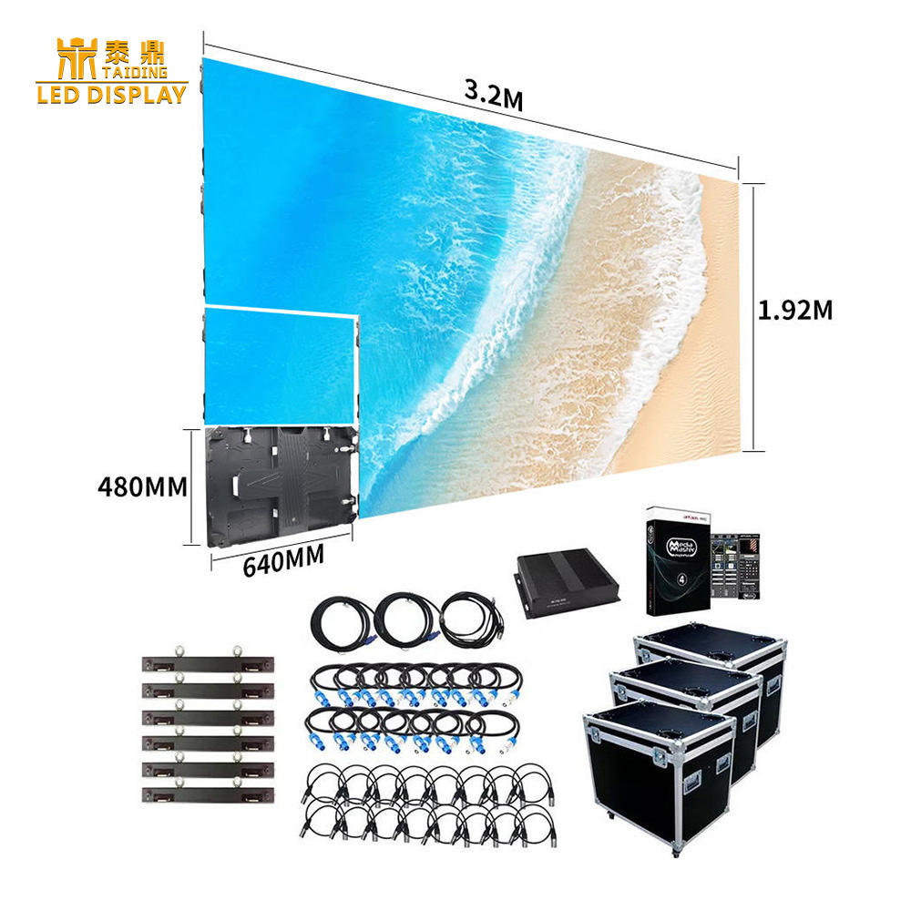 3 X 2m Turnkey Solution Easy Installation 640x480mm LED Display P2 P2.5 P4 P5 Indoor LED Screen