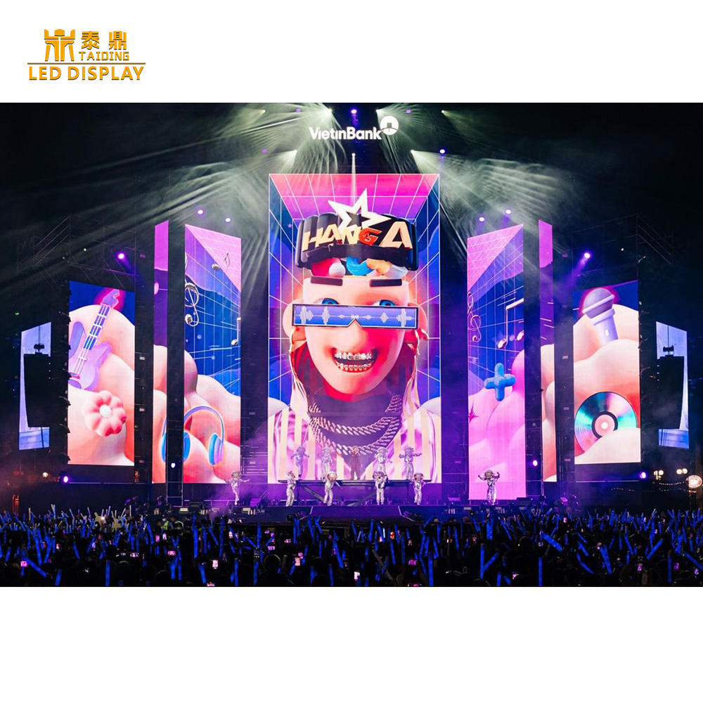 P3.91 P4.81 P5 P6 P8 P10 Outdoor Waterproof High Resolution Hanging Rental Concert Stage Background Wedding Party Led Screen
