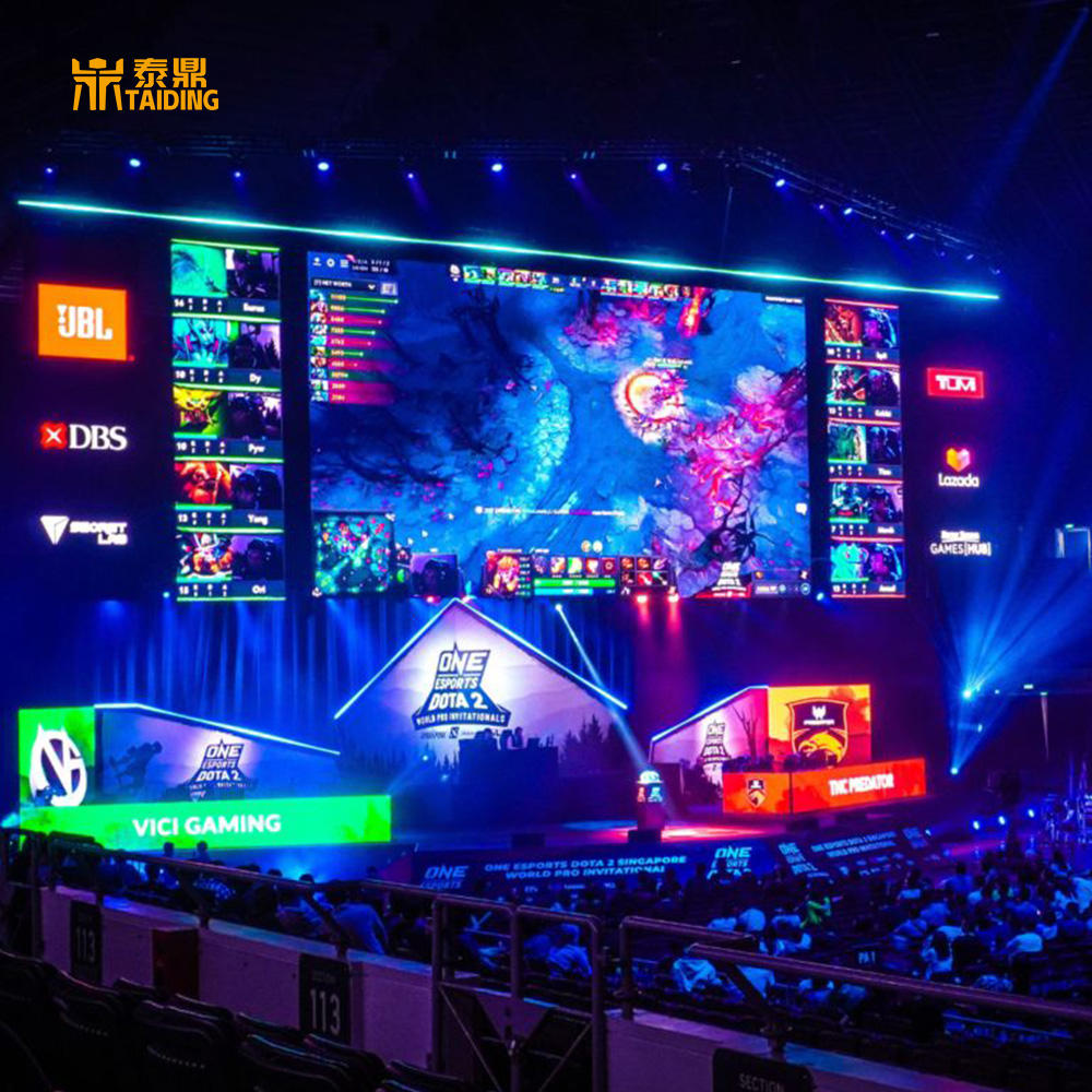 P1.86 Indoor Led Display Screens Panel for Game Club Game Entertainment Game Competition Hall Stadium E-sports Arena
