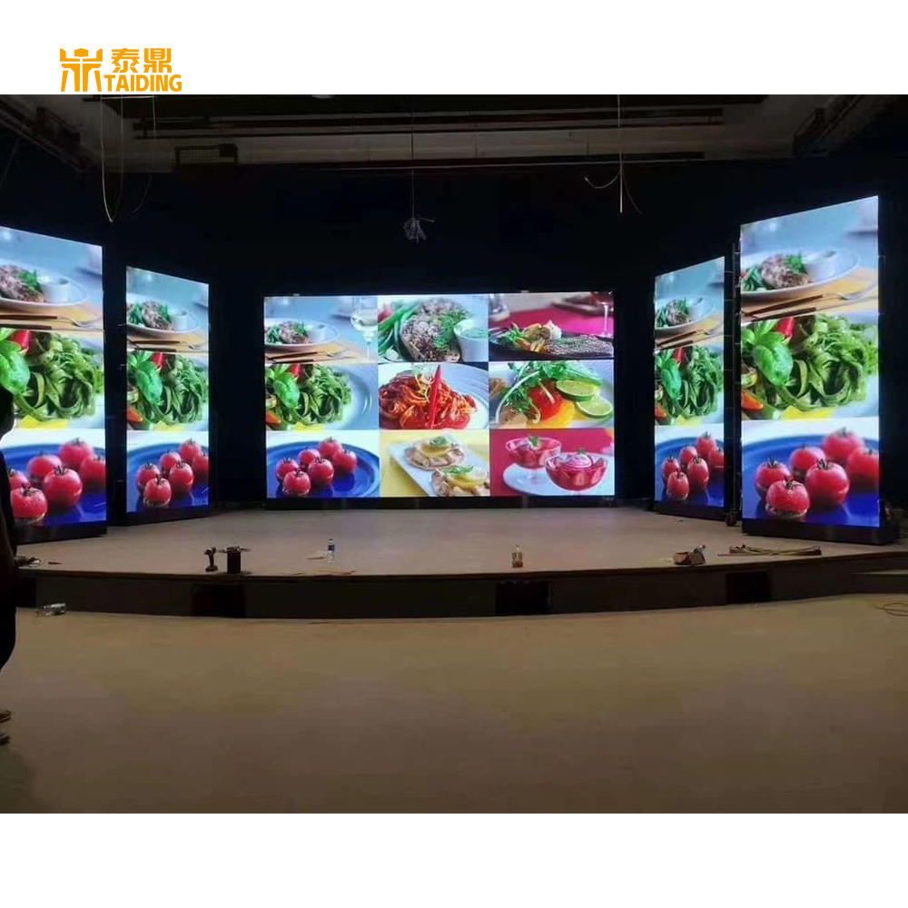 500x500mm High Refresh Indoor Giant Stage Background LED Video Wall P2.9 Full Color HD Rental LED Display Screen