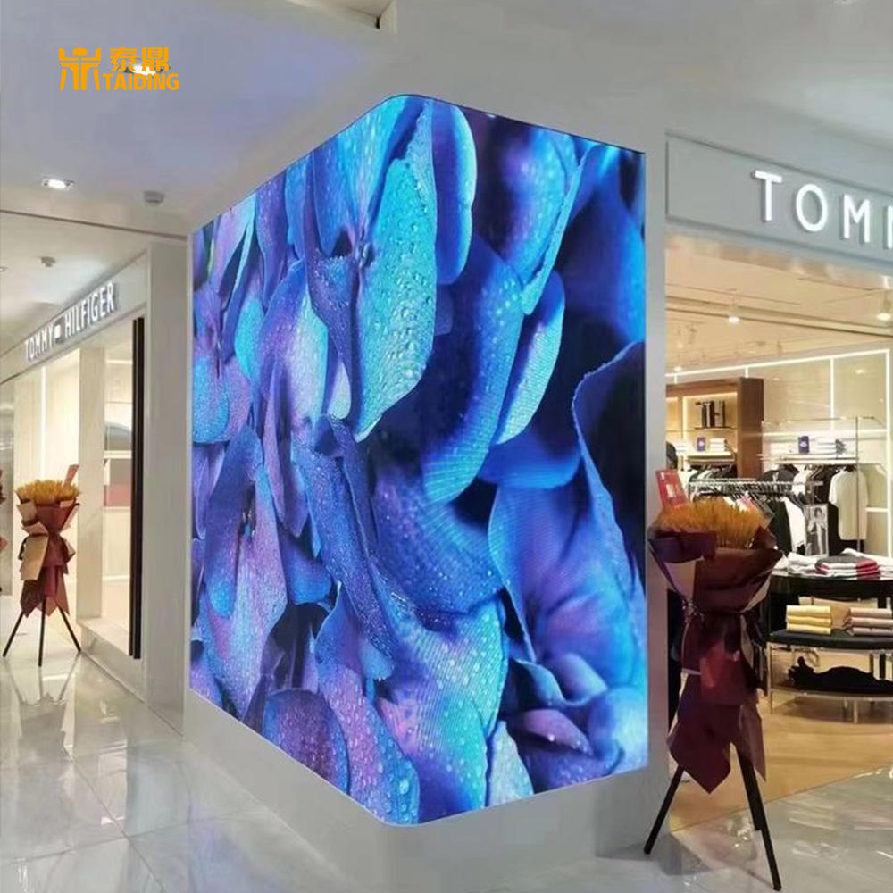 High Quality P3.9 Indoor Outdoor Seamless L Shape 90 Degree Corner LED Display Screen