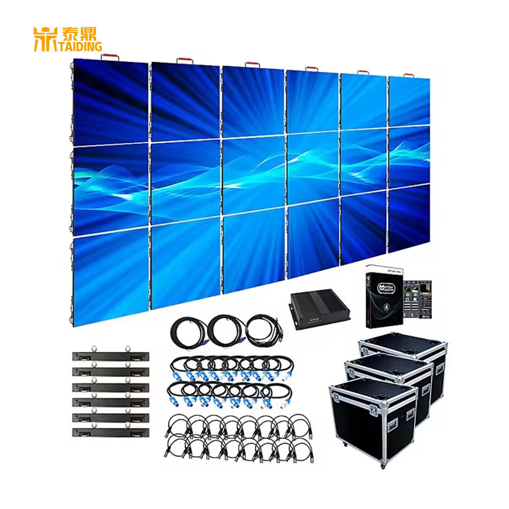 Led Stage P3.91 P4.81 HD 4K Full Color Rental Led Video Wall P2 P3 P4 Seamless Splicing Led Screen Outdoor