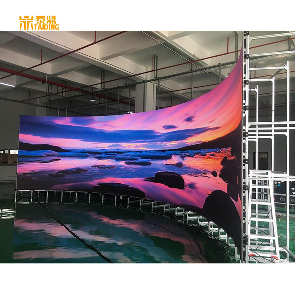 Stage Event Led Screen Led Display Screen 500x1000mm Video Wall LED Panels Curved LED Screen Flexible LED Panels