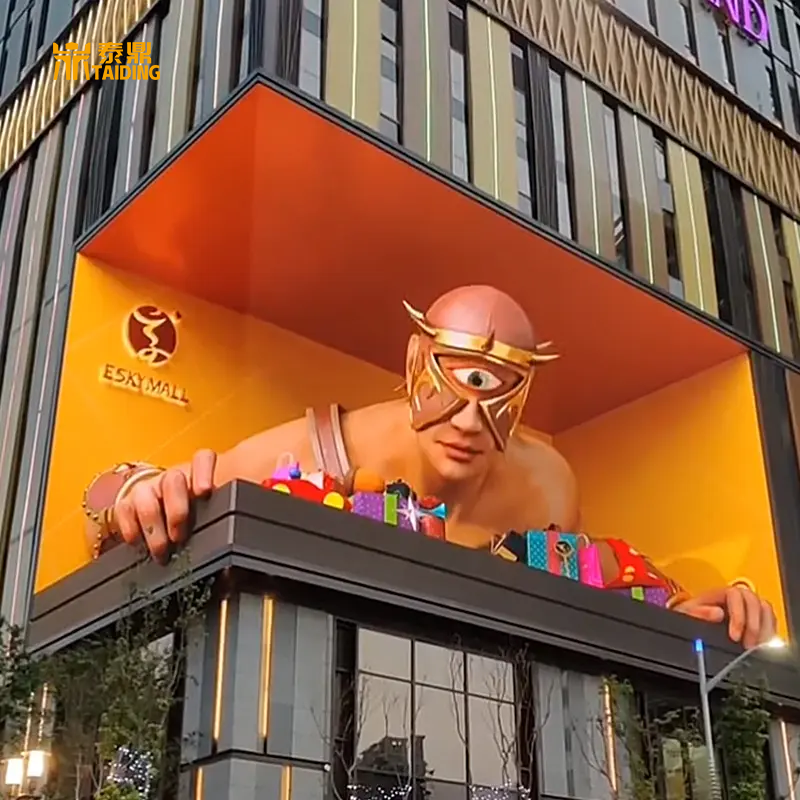 Naked-Eye 3D Effect HD Big Advertising SMD P2 LED Billboard Display Pantalla Exterior Led Screen