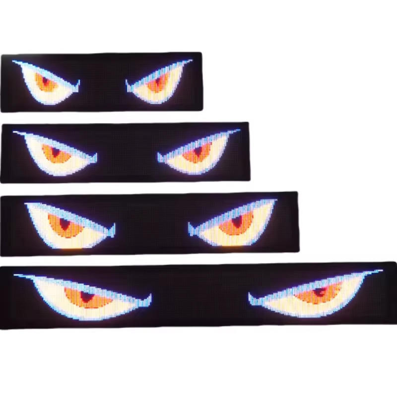 Internet Celebrity Devil Eye LED Screen Car Eye Light Truck Dynamic LED Light Smart Car Sticker