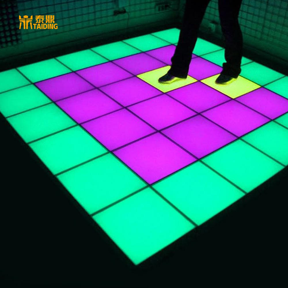 TAIDING Dance Floor LED Screen P1.2 P1.5 P1.9 P2.6 P3.91 Indoor Rolling LED Display Ultra Thin Portable LED Screen for Event
