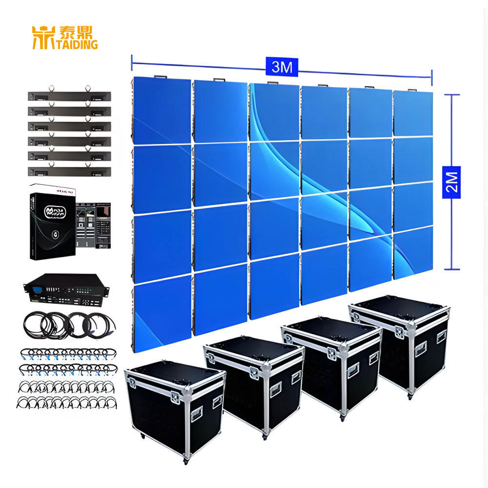 High Quality Full Color P2.6 P2.9 P3.9 P4.8 Indoor Outdoor Waterproof Giant Led Video Wall Event Rental Stage Display Screen