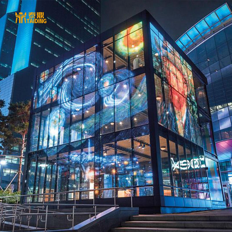 High Transparency P 2.5 Full Color Outdoor LED Display Full Color Glass LED Display for Outdoor Use