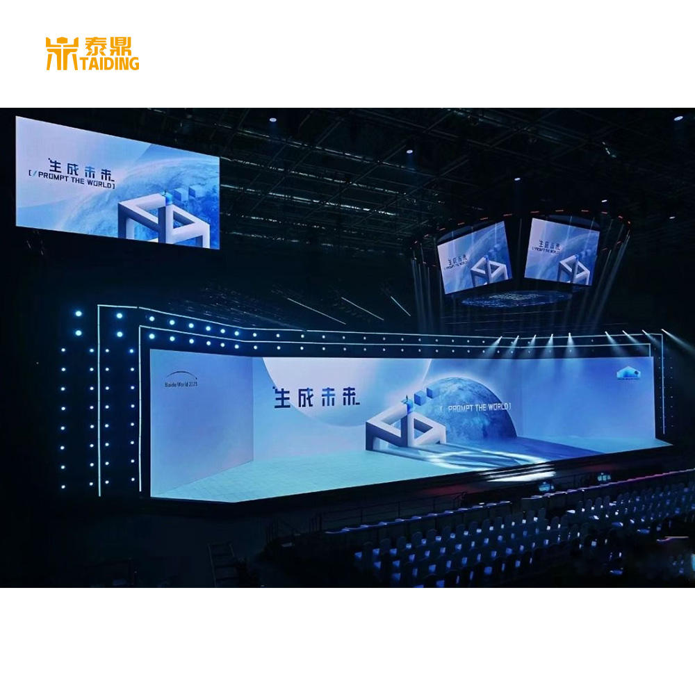 P0.6 P0.9 P1.95 P2.3 P2.6 4K Video 1080P HD Immersive XR LED Display Wall 3D Virtual Studio LED Screen for Exhibition Hall