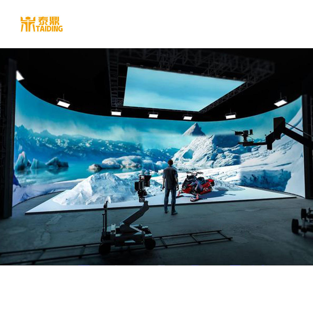 Unreal Engine 7680hz P1.9 P2.6 XR Filming Shooting Studio Video Background Display Wall Led Virtual Production Screen
