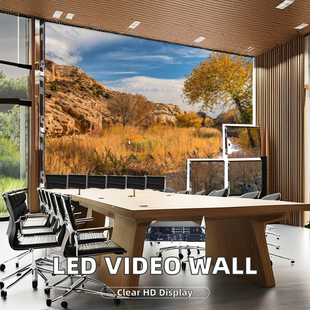 P2 P2.5 P3 P4 Indoor LED Display Regular Advertising Screen Video Wall with Die Casting Aluminum Cabinet